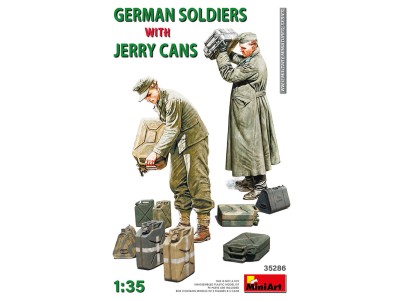 German Soldiers w/Jerry Cans