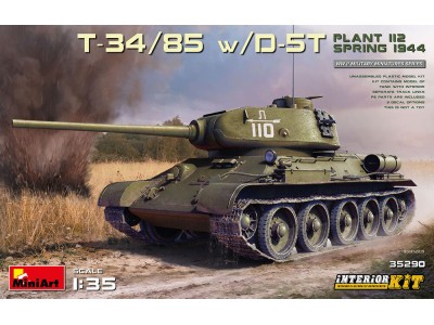 T-34/85 W/D-5T. Plant 112. Spring 1944. Interior Kit