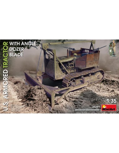 U.S. Armored Tractor w/Angle Dozer Blade