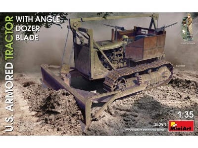U.S. Armored Tractor w/Angle Dozer Blade