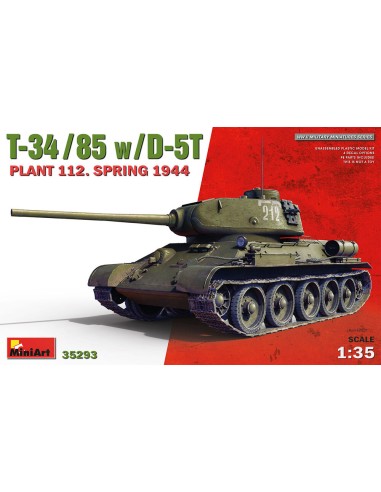 T-34-85 w/D-5T. Plant 112. Spring 1944