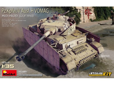 Pz.Kpfw.IV Ausf. H Vomag. Mid Prod. (July 1943) Interior Kit