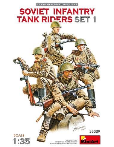 Soviet Infantry Tank Riders Set 1