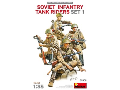 Soviet Infantry Tank Riders Set 1