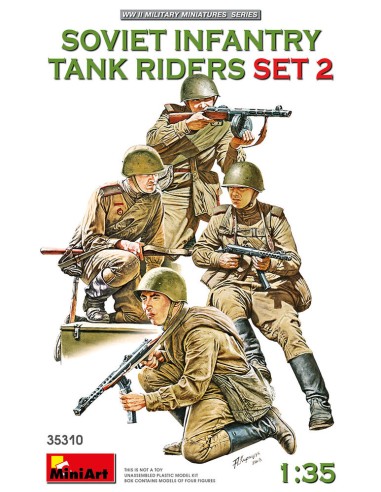 Soviet Infantry Tank Riders Set 2
