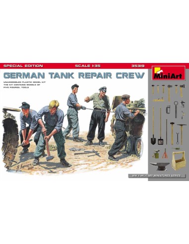 German Tank Repair Crew. Special Edition