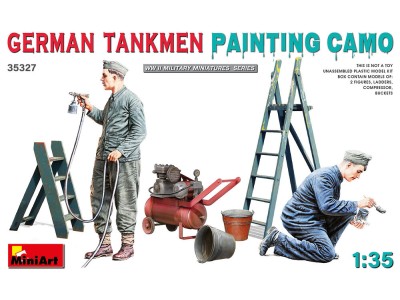 German Tankmen. Painting  Camo