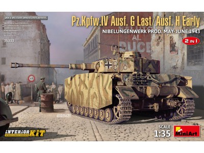 Pz.Kpfw.IV Ausf. G-Last/H-Early Nibelungenwerk Prod. (May-June 1943) 2in1 Interior Kit
