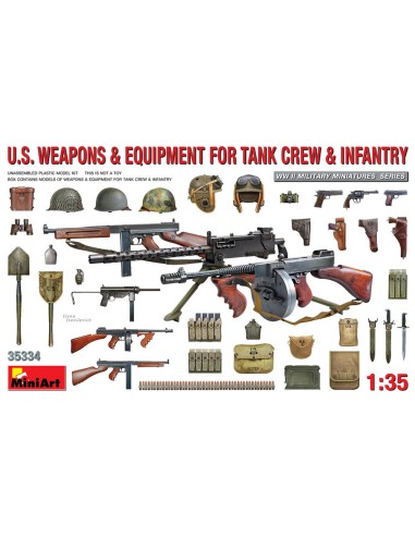 U.S. Weapons & Equipment for Tank Crew & Infantry