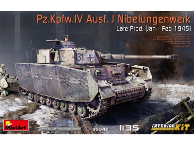 Pz.Kpfw.IV Ausf. J Nibelungenwerk Late Prod. (Jan - Feb 1945) Interior Kit