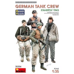 German Tank Crew.Kharkov 1943. Resin Heads