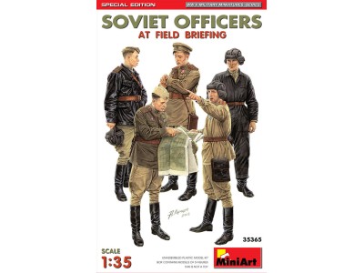 SOVIET OFFICERS AT FIELD BRIEFING. SPECIAL EDITION