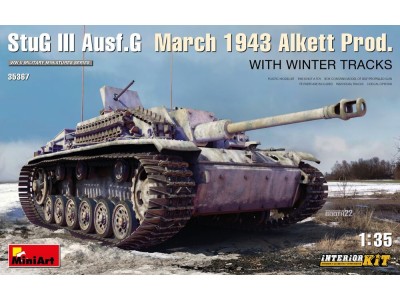 StuG III Ausf. G  March 1943 Alkett Prod  w/Winter Tracks.  Interior Kit