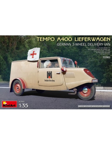 Tempo A400 Lieferwagen. German 3-Wheel Delivery...