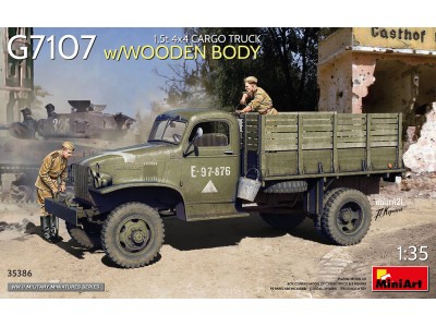 1,5t 4x4 G7107 Cargo Truck w/Wooden Body