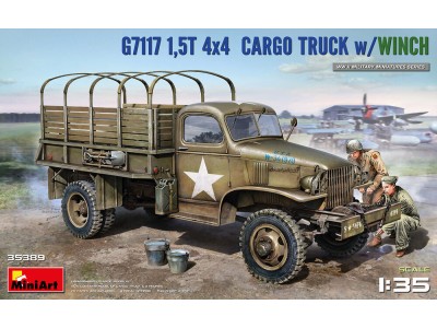 1,5t 4x4 G7117 Cargo Truck w/Winch