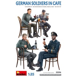 German Soldiers in Cafe