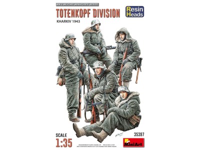 Totenkopf Division. Kharkov 1943. Resin Heads