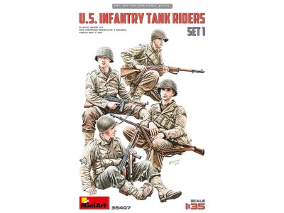 U.S. Infantry Tank Riders. Set 1