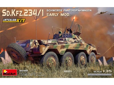 Sd.Kfz.234/1 Schwerer Panzersp?hwagen (2 cm). Early Mod. Interior Kit