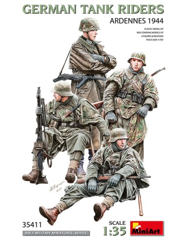 German Tank Riders (Ardennes 1944)
