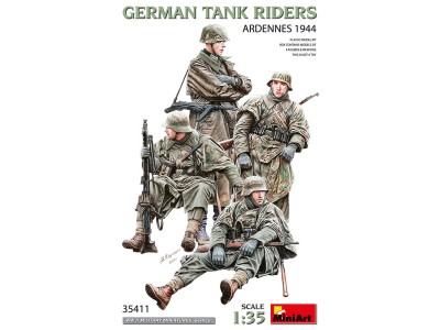 German Tank Riders (Ardennes 1944)