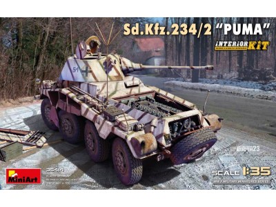 Sd.Kfz.234/2 “Puma”. Interior Kit