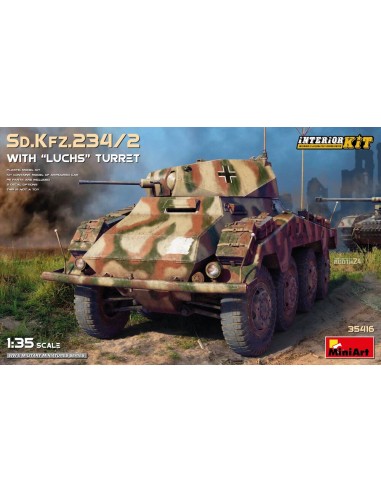 Sd.Kfz.234/2 with “Luchs” Turret. Interior Kit