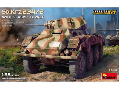 Sd.Kfz.234/2 with “Luchs” Turret. Interior Kit