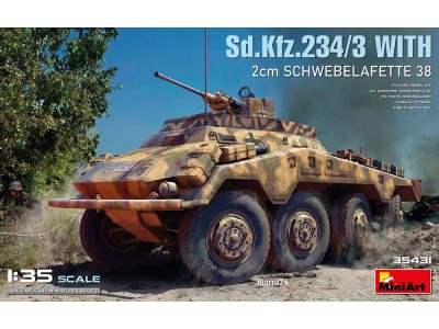 Sd.Kfz.234/3 with 2cm Schwebelafette 38.