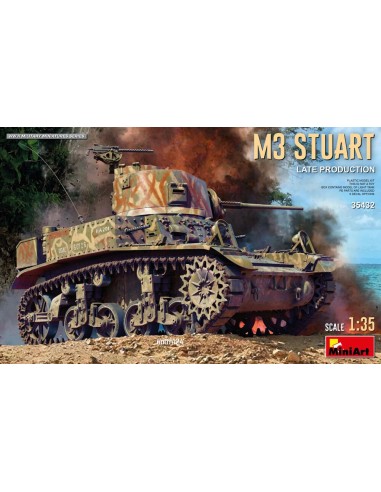 M3 Stuart Light Tank. Late Prod.