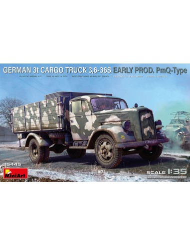 German 3t Cargo Truck 3,6-36S Early Prod. PmQ-Type