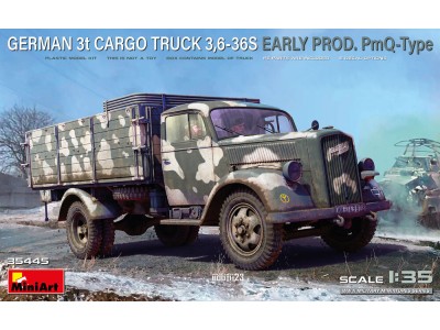 German 3t Cargo Truck 3,6-36S Early Prod. PmQ-Type