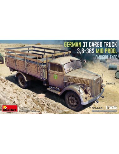 German 3t Cargo Truck 3,6-36S Mid Prod....