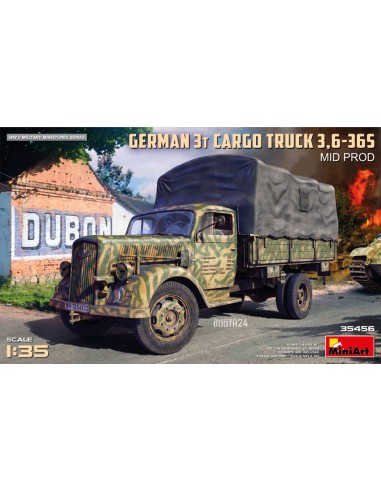 German 3t Cargo Truck 3,6-36S Mid Prod