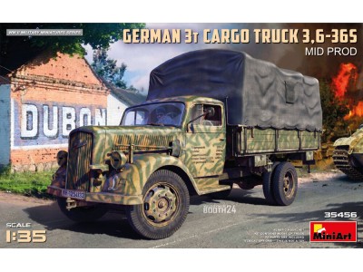 German 3t Cargo Truck 3,6-36S Mid Prod