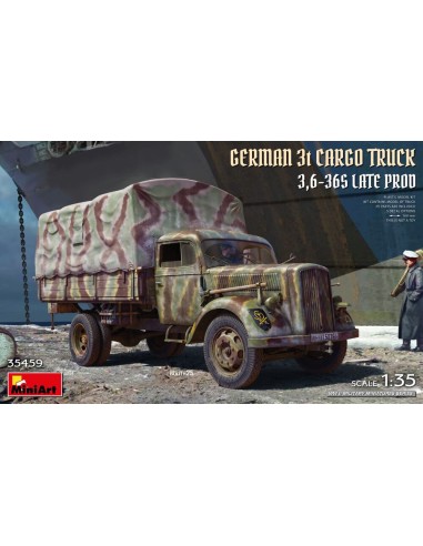 German 3t Cargo Truck  3,6-36S Late Prod
