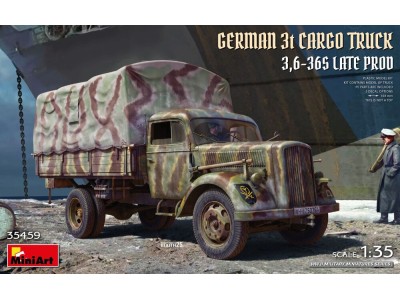 German 3t Cargo Truck  3,6-36S Late Prod