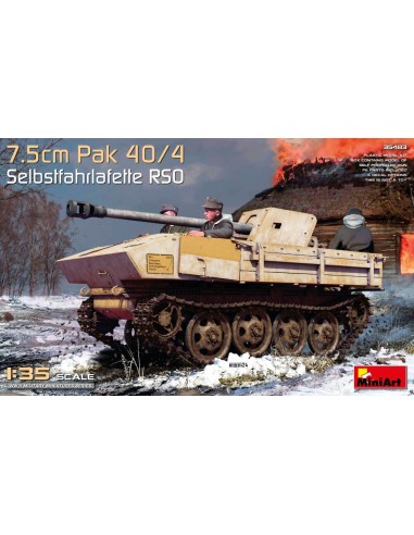 7.5cm Pak 40/4 auf gep. Selbstfahrlafette RSO