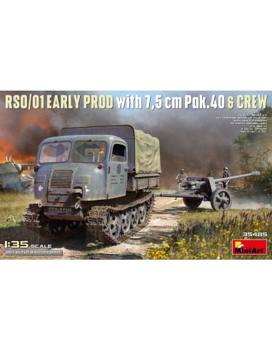 RSO/01 Early Prod. with 7,5 cm Pak.40 & Crew