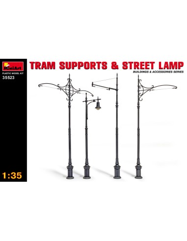 Tram Supports and Street Lamps