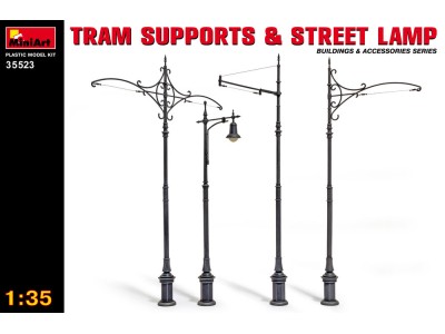 Tram Supports and Street Lamps