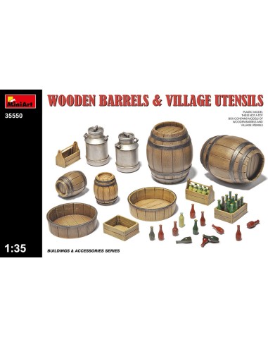 Wooden Barrels & Village Utensils
