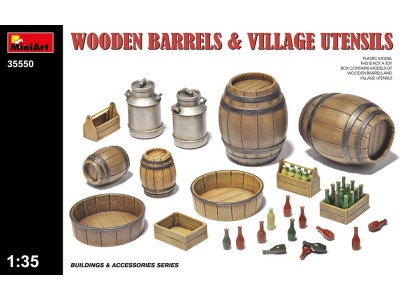 Wooden Barrels & Village Utensils