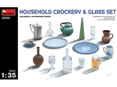 Household Crockery & Glass Set