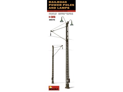 Railroad Power Poles & Lamps