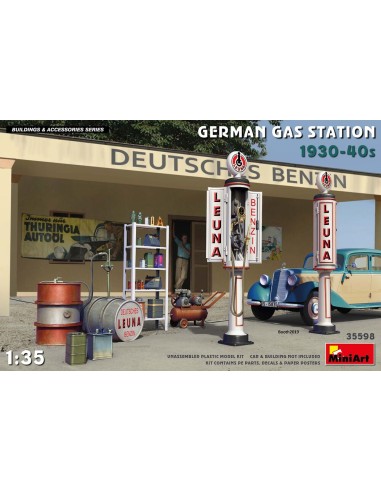 German Gas Station 1930-40s