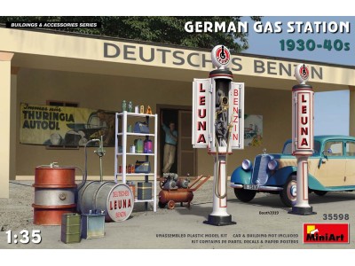 German Gas Station 1930-40s