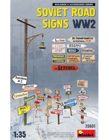 Soviet Road Signs WW2