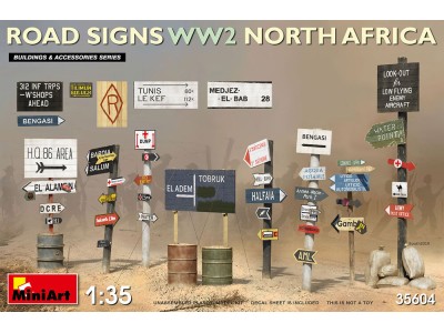 Road Signs WW2 (N.Africa)